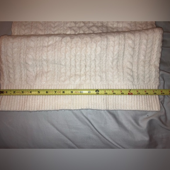 A&F Madeline Crew Mini Sweater Dress in Cream - Picture 7 of 8